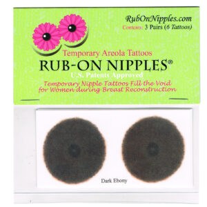 Rub-On Nipples: Dark Ebony