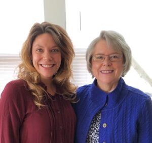 Breast Healing President Katie Carr, LMSW, and Founder Elizabeth Vivenzio
